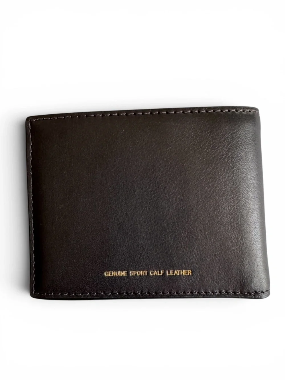 COACH Black Sport Calf Leather Bifold Wallet 6 Card Billfold NWT